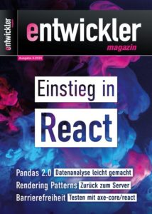 React entwickler Magazin